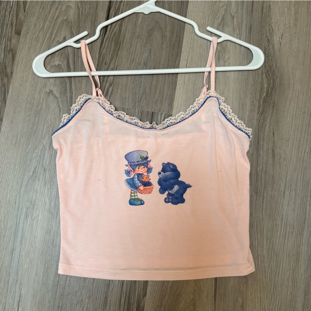 ***SOLD*** Carebears Pink Cami - adjustable straps